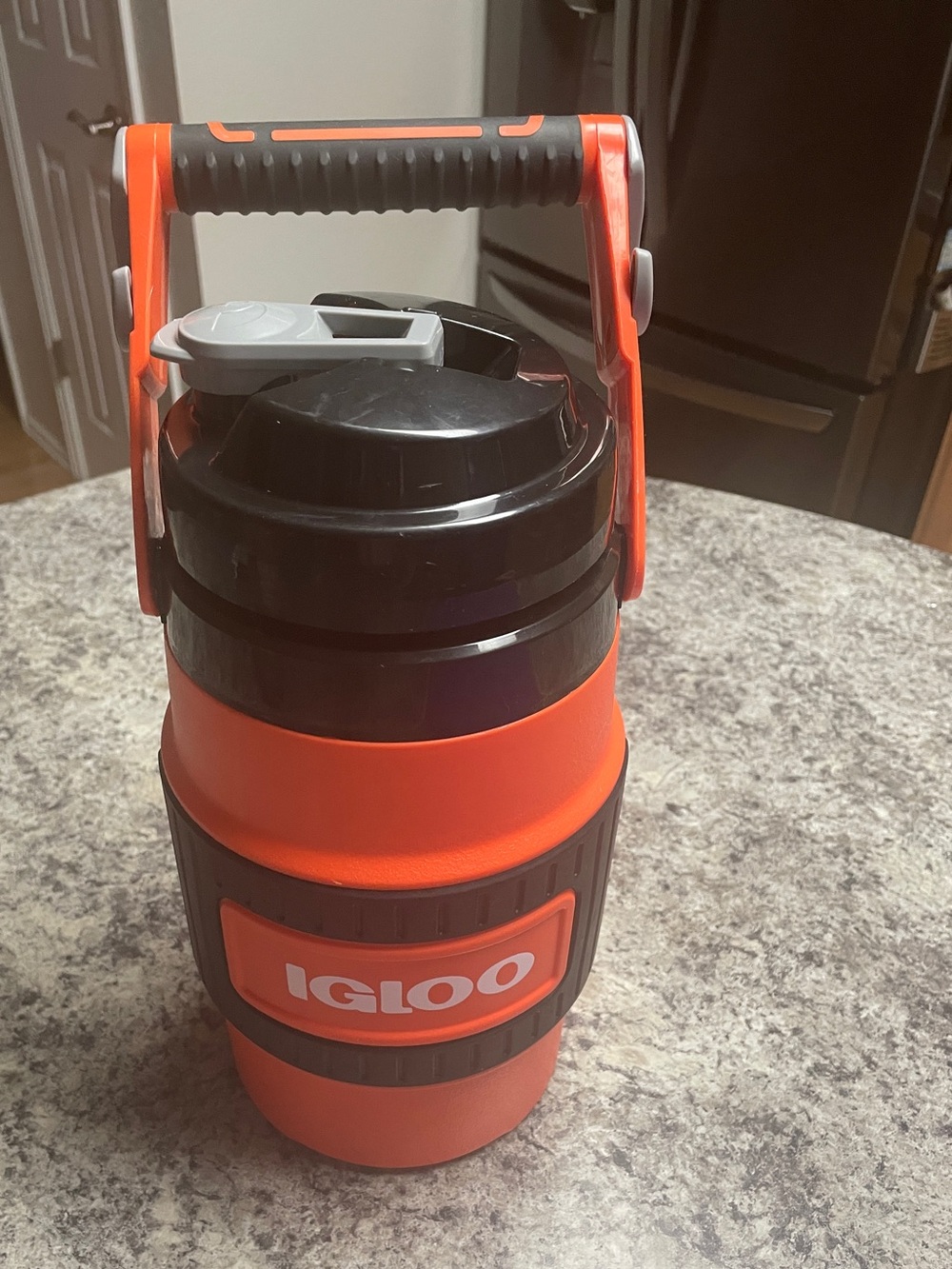 Igloo Orange and Black Portable Insulated Cooler Jug